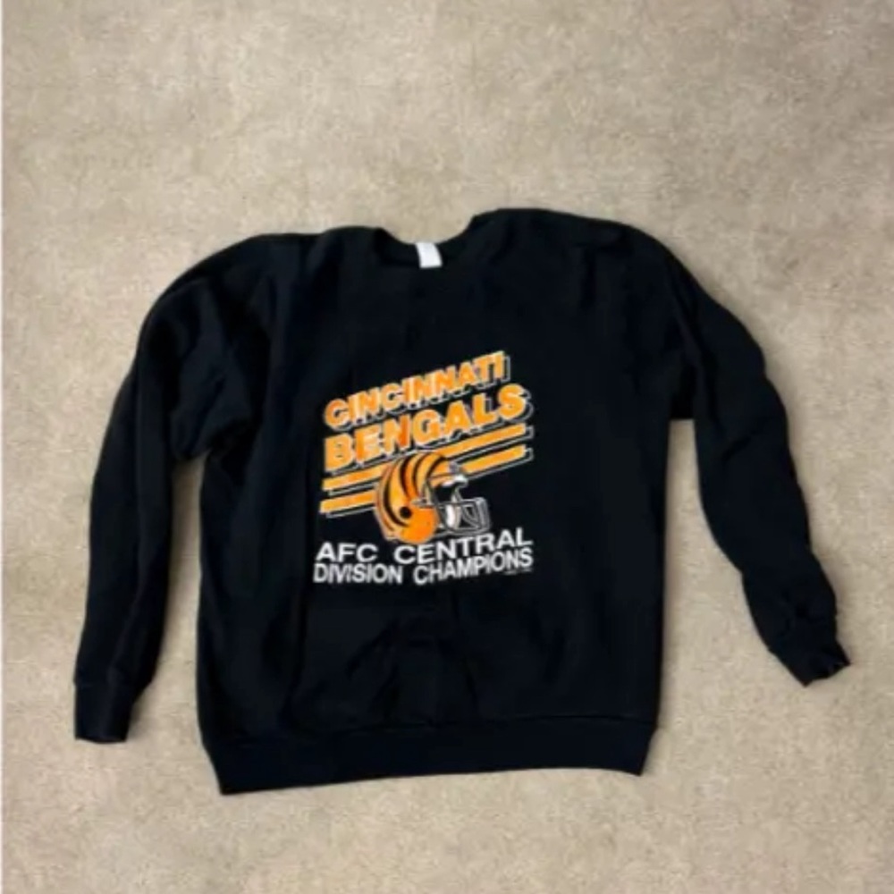 Vintage Cincinnati Bengals Crewneck Sweatshirt Men's XL AFC Central Division